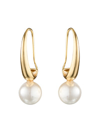 BLING BAR ARIA PEARL DROP EARRINGS