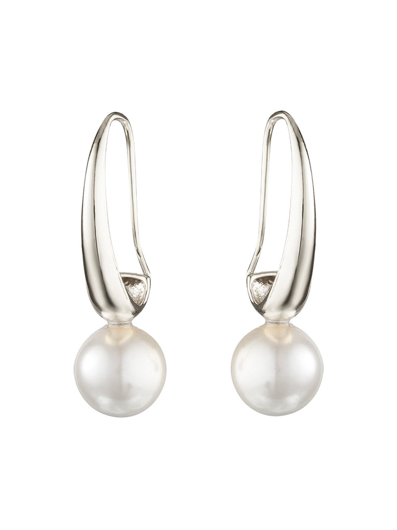 BLING BAR ARIA PEARL DROP EARRINGS