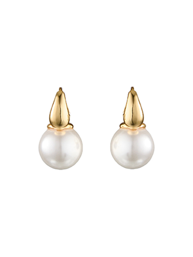 BLING BAR PICCOLA PEARL EARRINGS