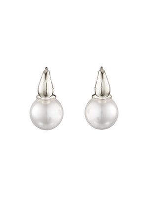 BLING BAR PICCOLA PEARL EARRINGS