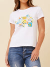 CAROLINE K MORGAN AMALFI PRINT T-SHIRT