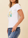 CAROLINE K MORGAN AMALFI PRINT T-SHIRT