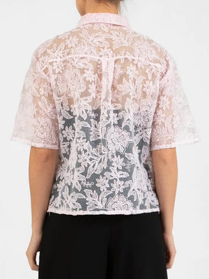 COSTER SHIRT WITH LACE