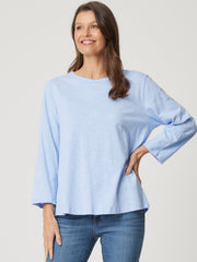 ENNI LONG SLEEVE CREW TEE