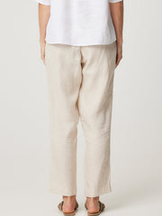 ENNI LINEN STRAIGHT LEG PANT