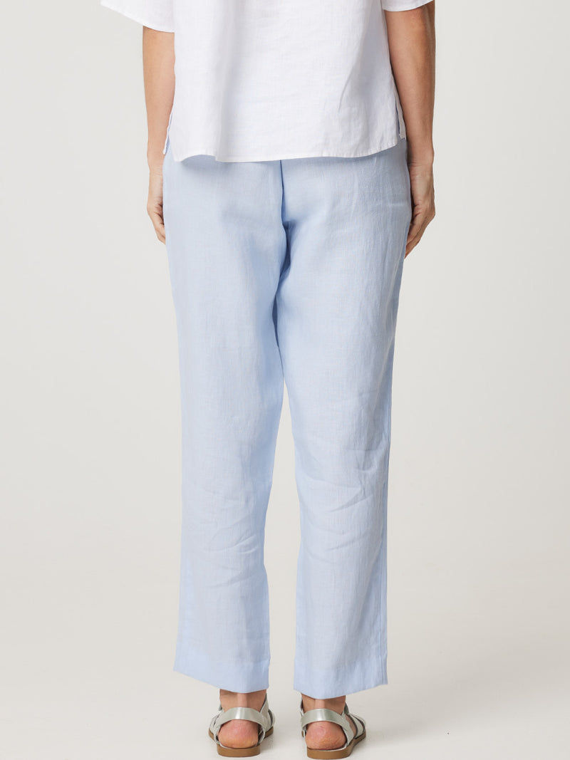 ENNI LINEN STRAIGHT LEG PANT