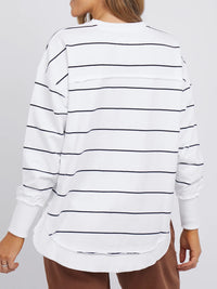 FOXWOOD CLASSIC STRIPE SIMPLIFIED CREW