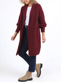 ELM SYLVIE LONGLINE CARDI