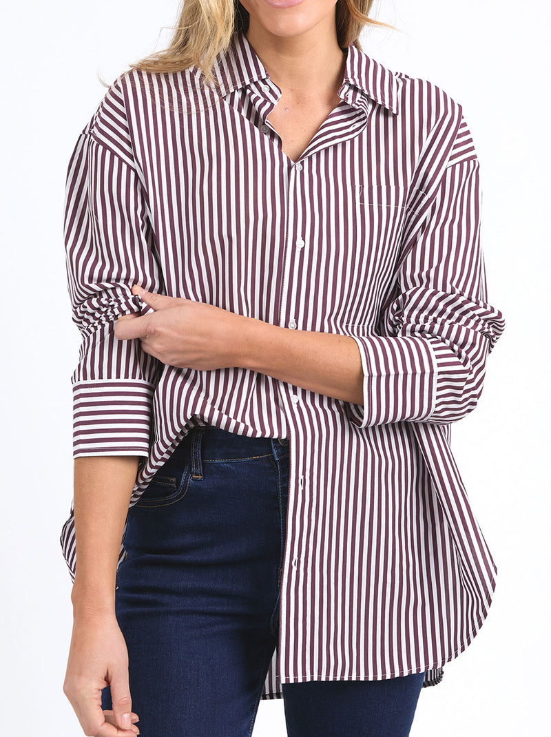 ELM LILA STRIPE SHIRT