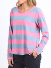 ELM SPRITZ STRIPE LONG SLEEVE TEE