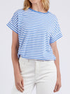 ELM YARA STRIPE SHORT SLEEVE TEE