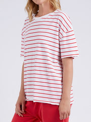 ELM WINONA STRIPE SHORT SLEEVE TEE