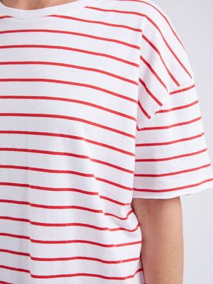 ELM WINONA STRIPE SHORT SLEEVE TEE