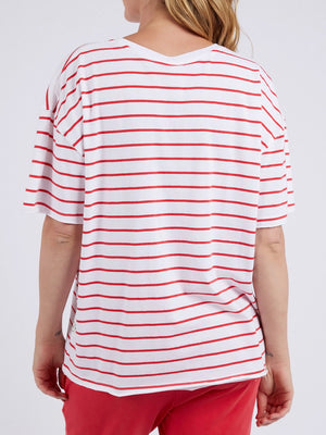 ELM WINONA STRIPE SHORT SLEEVE TEE