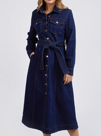 FOXWOOD GENEVIEVE DENIM DRESS