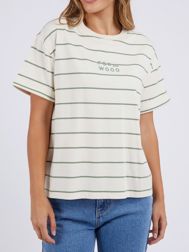 FOXWOOD HUNTLEIGH STRIPE TEE