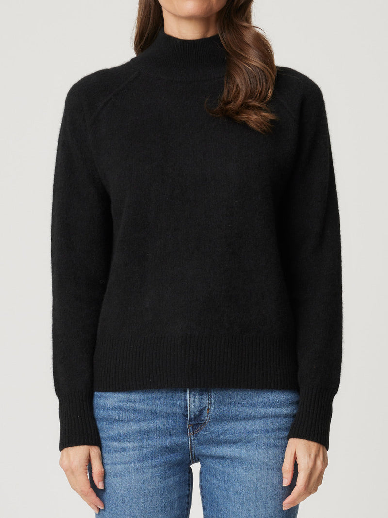 JAMES MELBOURNE CASHMERE RAW EDGE KNIT