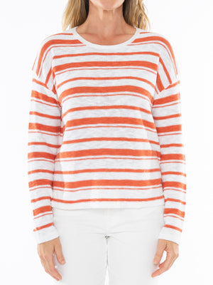 JUMP LINEN STRIPED KNIT