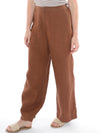 JUMP FLAT FRONT LINEN PANT