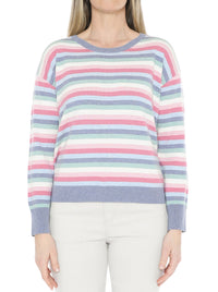 JUMP PASTEL STRIPE KNIT