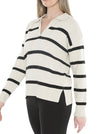 JUMP STRIPE COLLAR KNIT