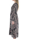 JUMP DITZY PAISLEY SHIRRED DRESS