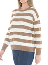 JUMP PANEL STRIPE KNIT