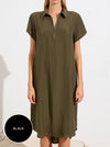 MELA PURDIE SS ZIP DRESS