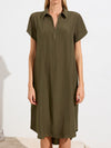 MELA PURDIE SS ZIP DRESS