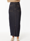 NEW LONDON ALSTON LONGLINE DENIM SKIRT