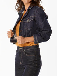 NEW LONDON HENFORD CROP DENIM JACKET