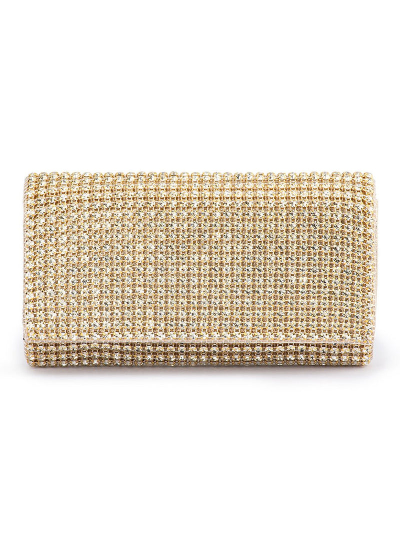 OLGA BERG MARIANA CRYSTAL CLUTCH