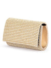 OLGA BERG MARIANA CRYSTAL CLUTCH