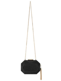 OLGA BERG TILLY CLUTCH WITH TASSEL