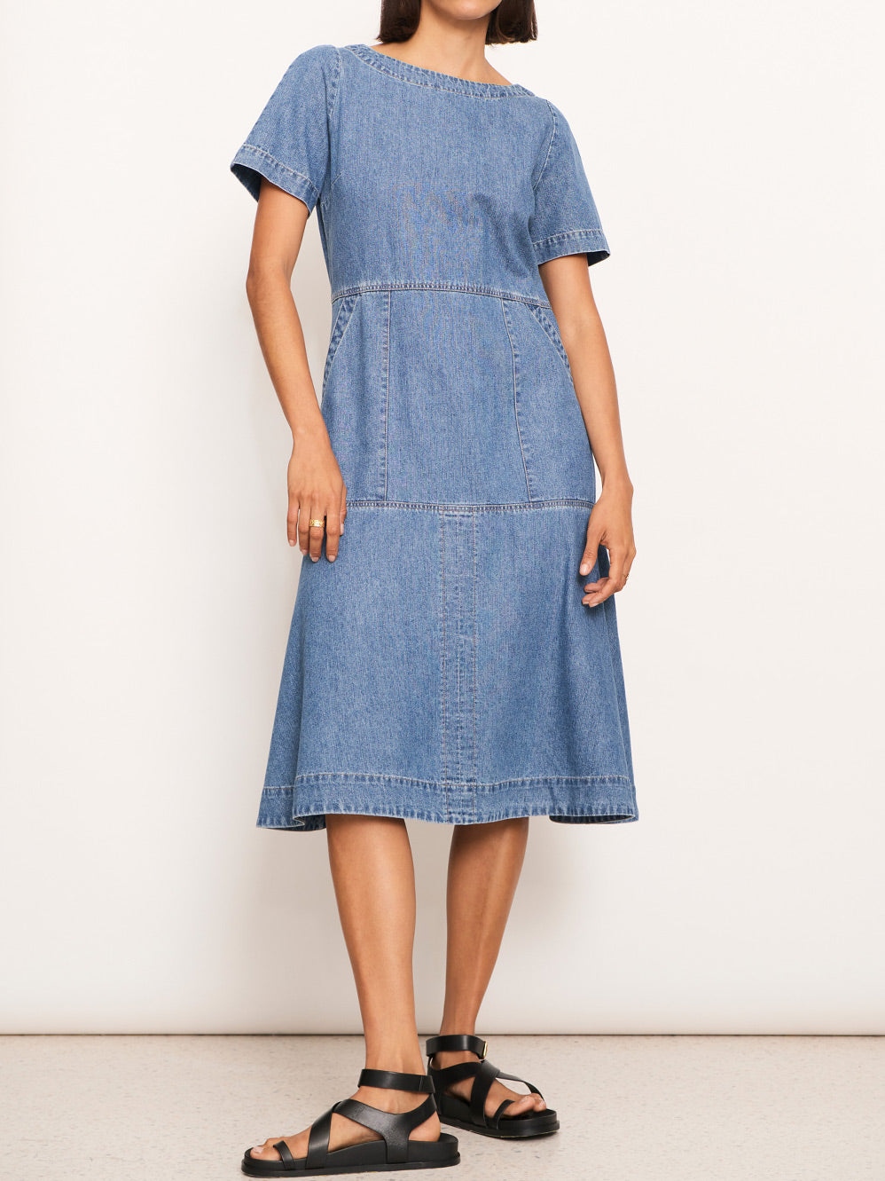 POL RAYDEL DENIM DRESS