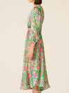 SACHA DRAKE PASTEL PARADISE MIDI DRESS