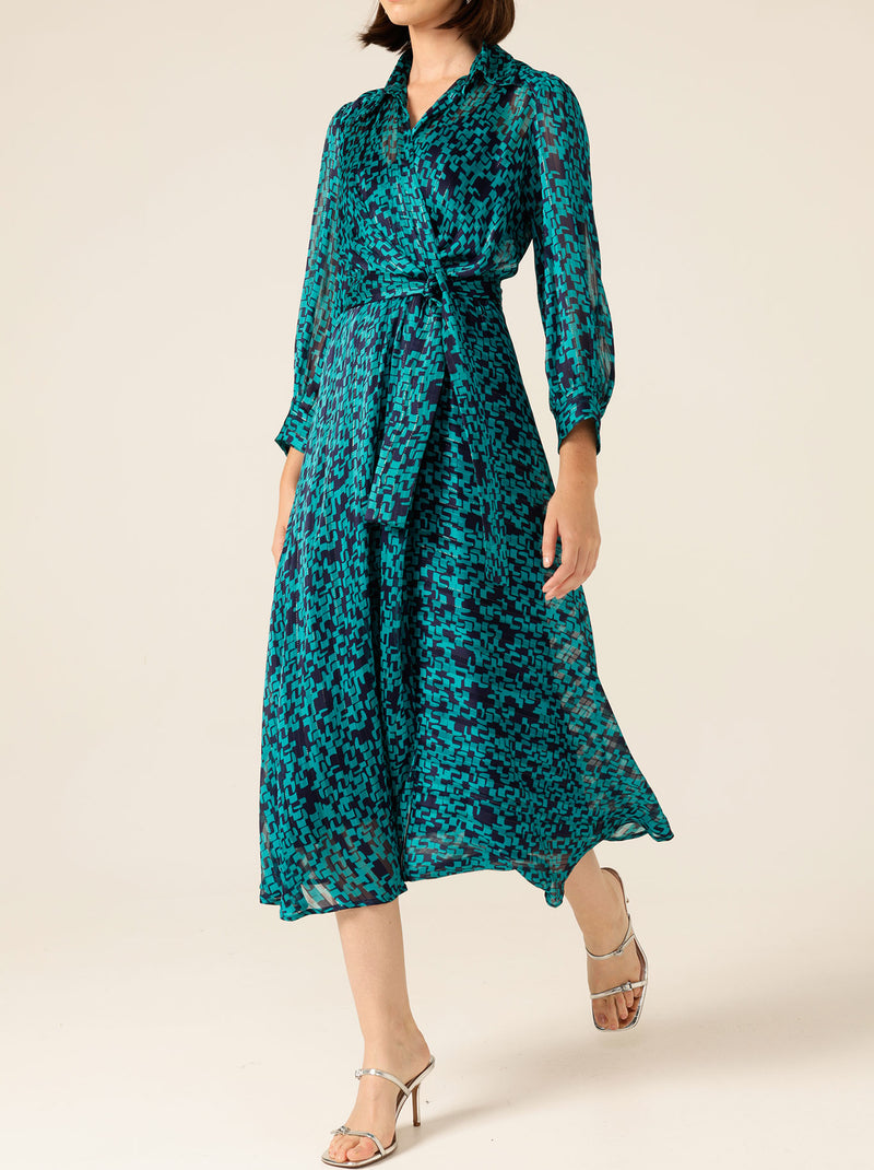 SAHCA DRAKE LUSH LAGOON DRESS