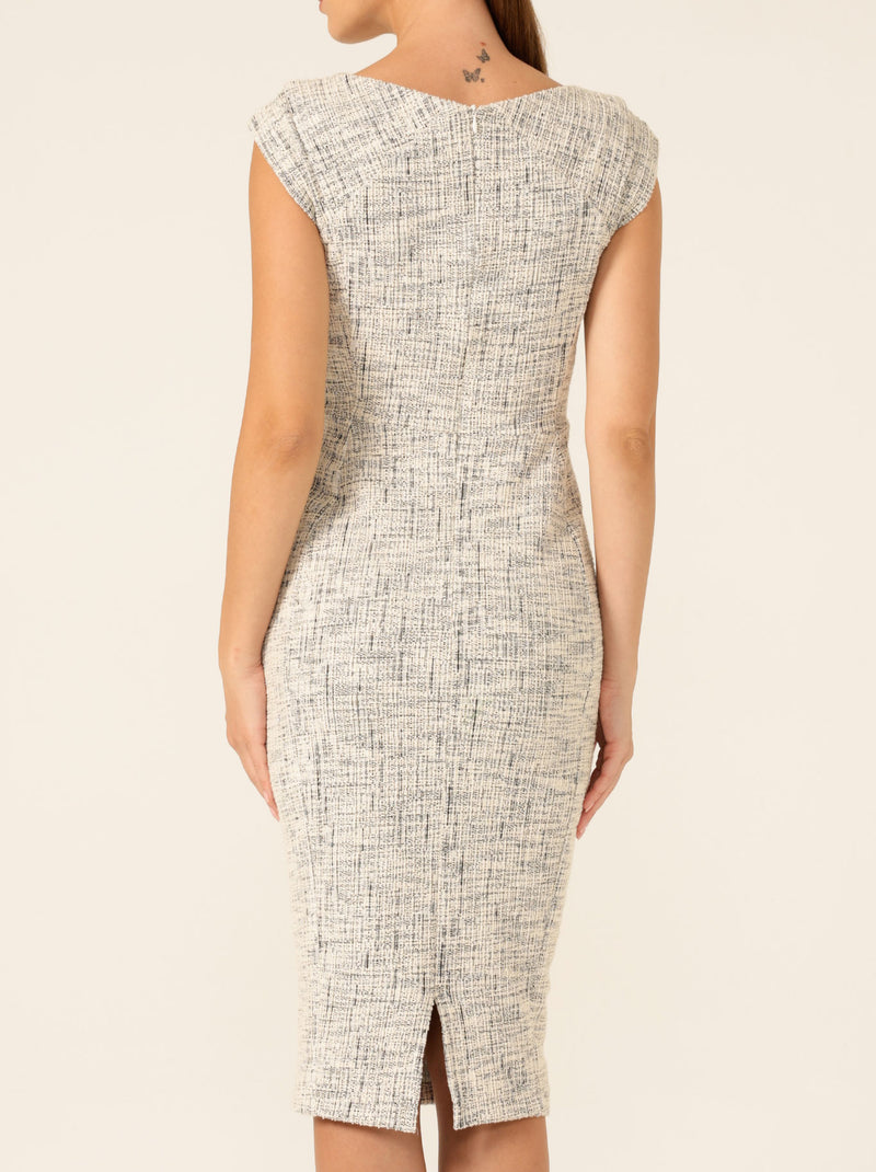 SACHA DRAKE STREAM SLATE DRESS