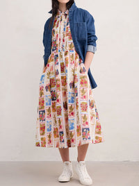 SEASALT 3/4 TRUE LETTER DRESS