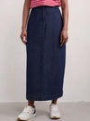 SEASALT FRUIT TREE DENIM SKIRT