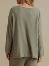 TALAMAYA WINTER RETREAT MERINO COTTON PULLOVER