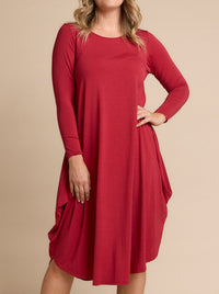 TANI MARLE LONG SLEEVE TRI DRESS