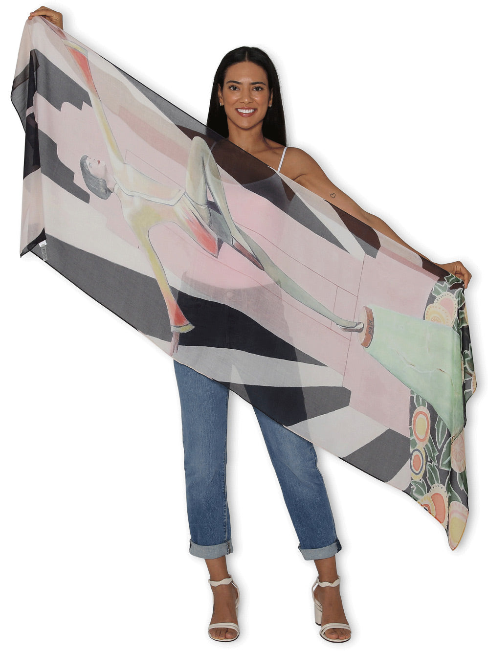 THE ARTISTS LABEL DECO GODDESS SCARF