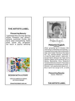 THE ARTISTS LABEL FLOWERING BEAUTY SCARF