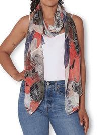 THE ARTISTS LABEL CHINE BLOOM SCARF