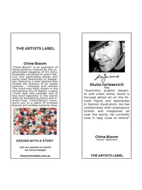 THE ARTISTS LABEL CHINE BLOOM SCARF