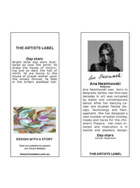 THE ARTISTS LABEL DAY STARS SCARF