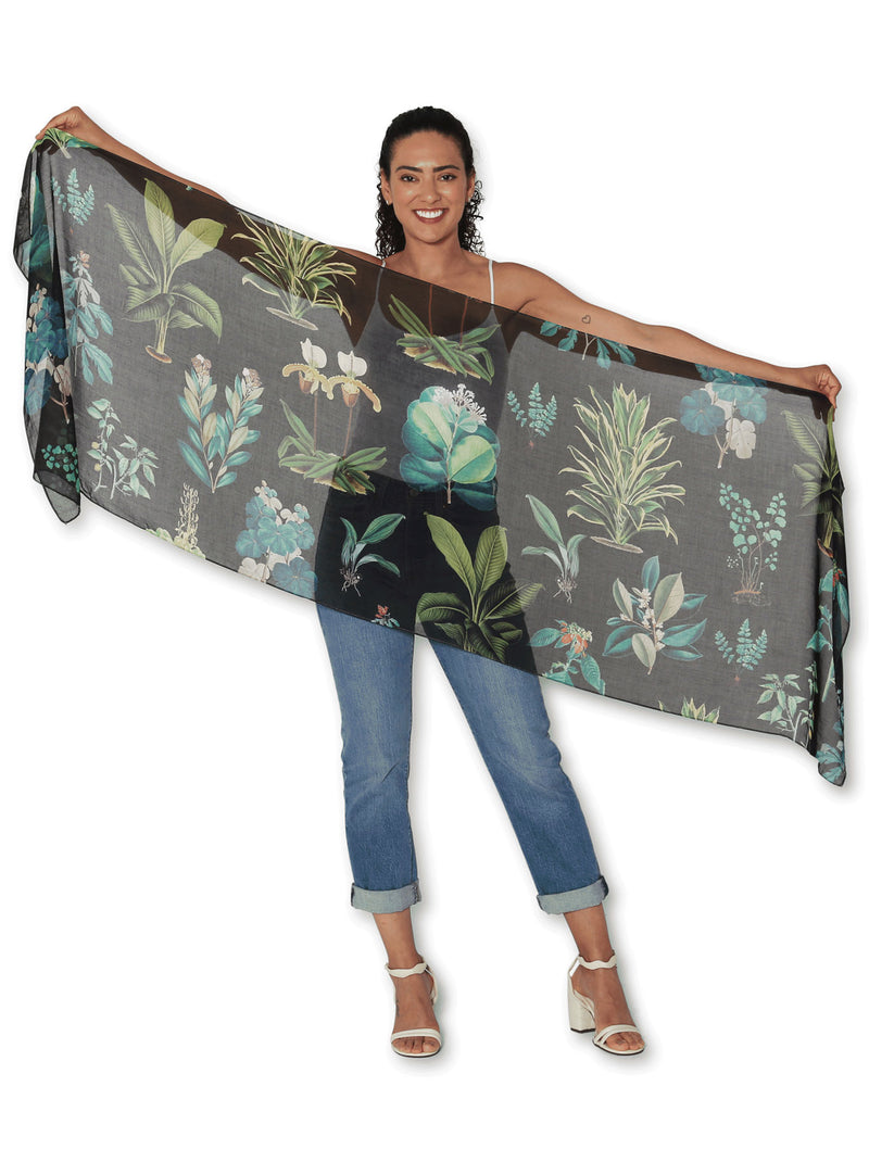 THE ARTISTS LABEL ANCIENT BOTANY SCARF