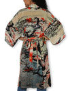 THE ARTISTS LABEL CHERRY TREE LONG SILK KIMONO