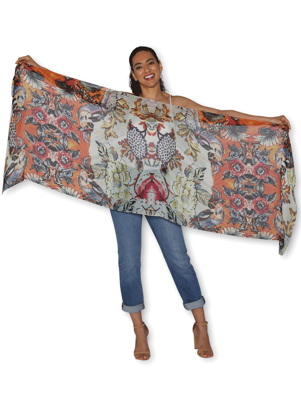 THE ARTISTS LABEL ROCOCO FLOURISH SCARF